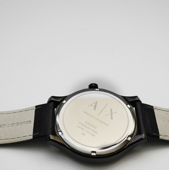 ARMANI EXCHANGE BLACK TEXTURED DIAL WATCH - Picture 4 of 6